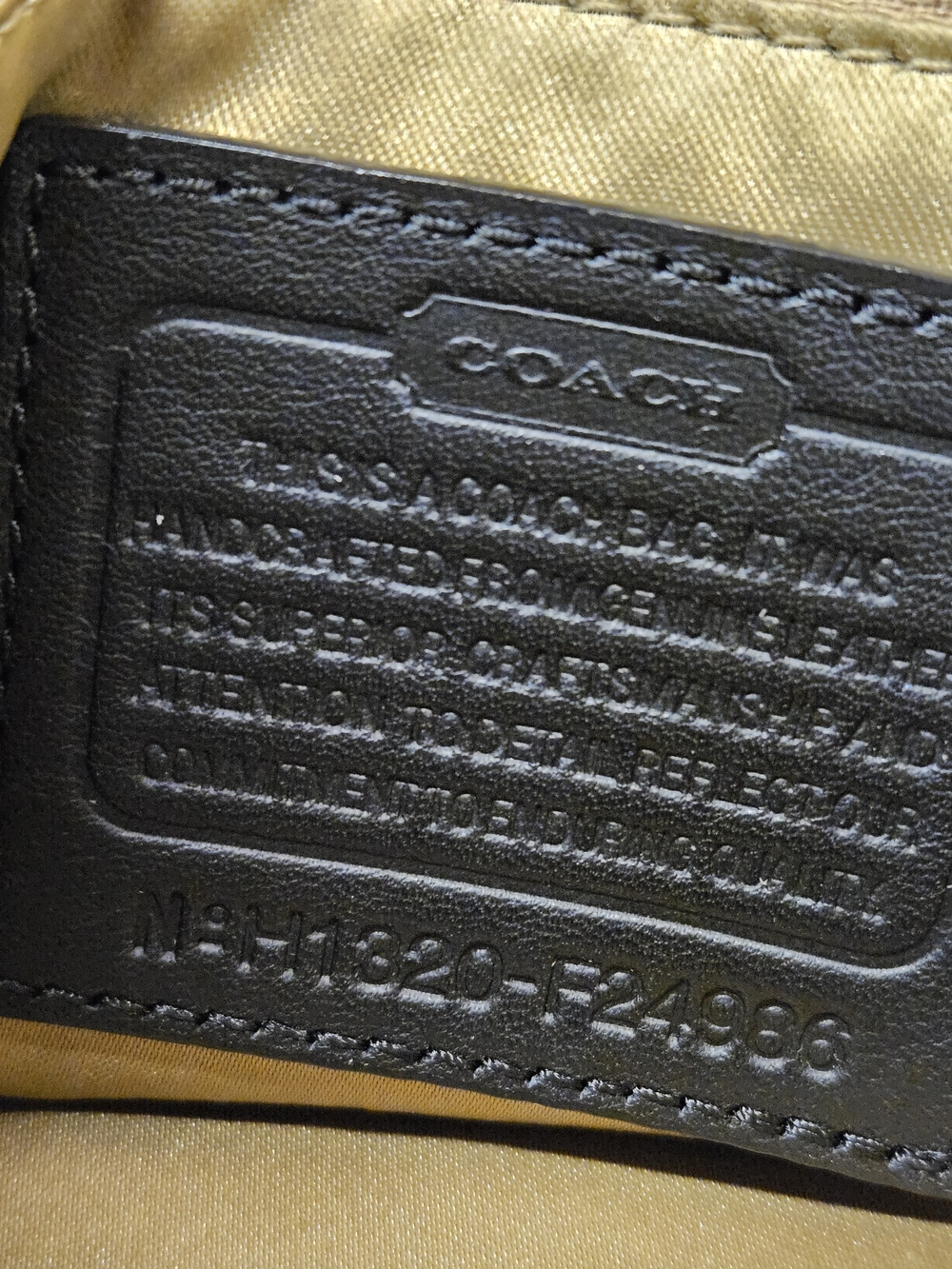 Rare Coach Park Ocelot Haircalf Satchel (2013) - Picture 5 of 10